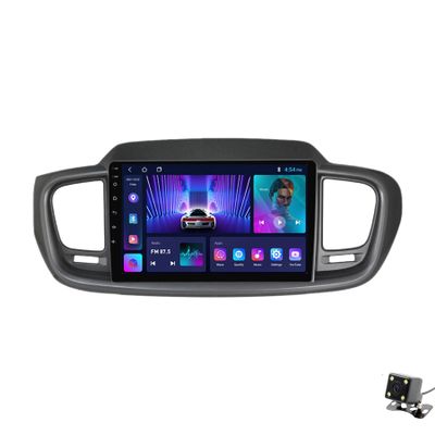 ADMLZQQ Double Din Car Stereo Multimedia with Bluetooth and 9" Touchscreen Android 12 for KIA Sorento 2014-2017,with GPS/Car-Play Android/SWC/Backup Camera/Mirror Link/4G WiFi,M90s