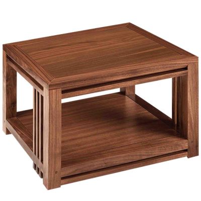 Home Audio Equipment Cabinet HiFi Audio Equipment Cabinet Multi-Functional Multi-Layer Audio Cabinet Solid Wood to Create a Strong Load-Bearing Safe and Durable (Color : Walnut Coloured, Size : 2st