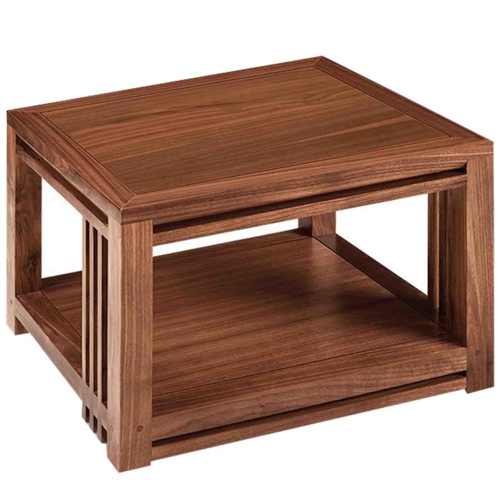 Home Audio Equipment Cabinet HiFi Audio Equipment Cabinet Multi-Functional Multi-Layer Audio Cabinet Solid Wood to Create a Strong Load-Bearing Safe and Durable (Color : Walnut Coloured, Size : 2st