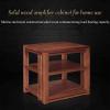 Home Audio Equipment Cabinet HiFi Audio Equipment Cabinet Multi-Functional Multi-Layer Audio Cabinet Solid Wood to Create a Strong Load-Bearing Safe and Durable (Color : Walnut Coloured, Size : 2st view 2