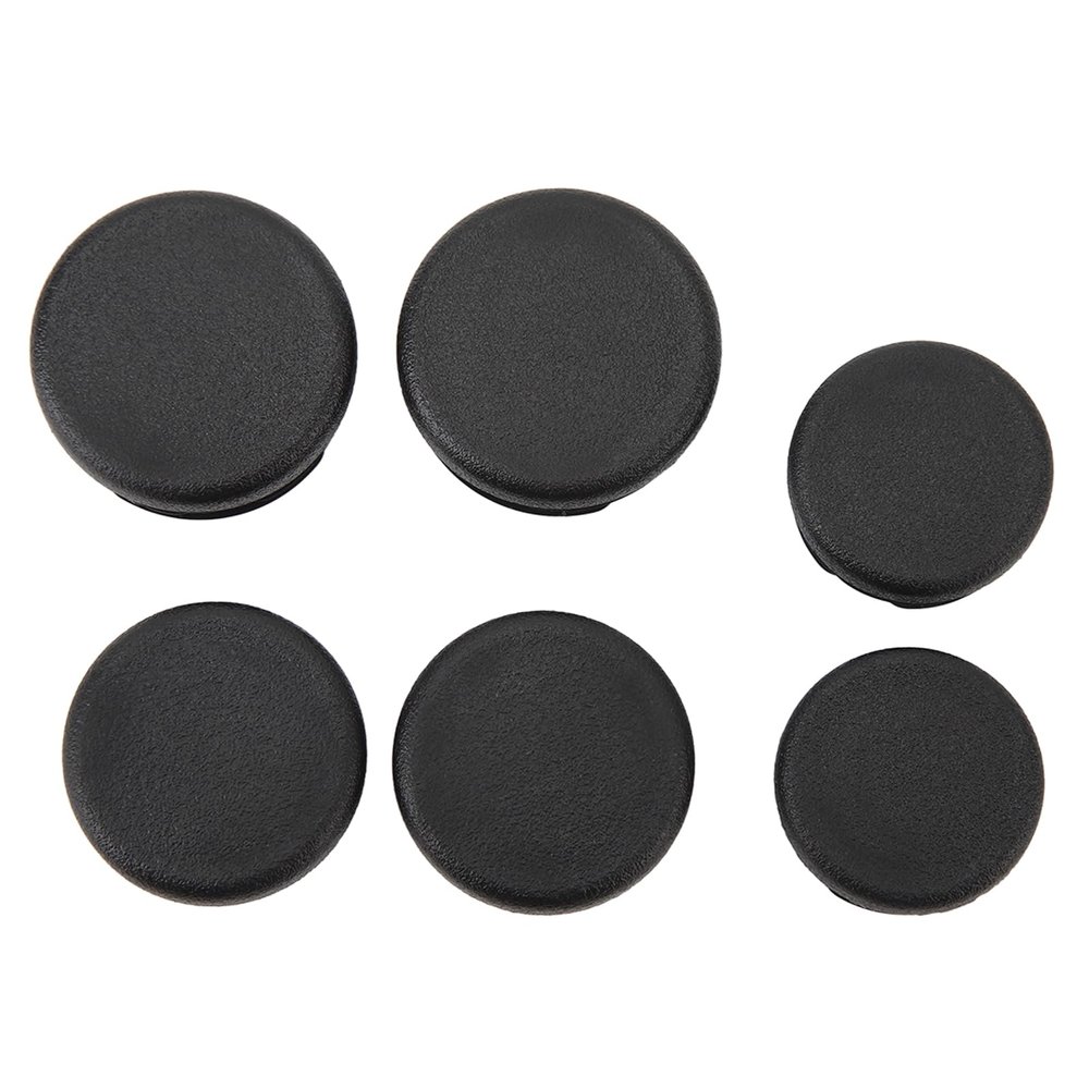 Motorcycles Frame Hole Cap, Frame Hole Cover Plug, 6pcs Frame Hole Cover Caps Black Dust Resistant Waterproof Rugged Reliable Motorcycle Frame Hole Plug For Cb125r Cb150r