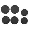 Motorcycles Frame Hole Cap, Frame Hole Cover Plug, 6pcs Frame Hole Cover Caps Black Dust Resistant Waterproof Rugged Reliable Motorcycle Frame Hole Plug For Cb125r Cb150r view 1