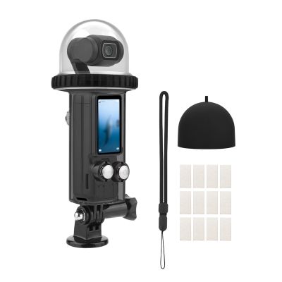 DirectNine Basics 40M/131FT Waterproof Dive Case Compatible for DJI Osmo Pocket 3 Waterproof Case Protective Underwater Diving Housing Cover Shell with Accessories for Osmo Pocket 3 Action Camera