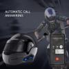 NDNCZDHC Motorcycle Helmet Headset Kit, Waterproof Automatic Call Answering Headphones Multifunction Noise Cancellation Bluetooth V5.0 Headset view 4