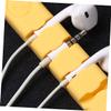 DOITOOL 2pcs Self-Adhesive Silicone Cable Clips for Desk Organization Cord Holder for Wire Management Clean Surface Compatibility Easy to Install Lemon Yellow view 3