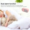 NDNCZDHC Alarm Clock Radio with Bluetooth Speaker, FM Radio,Dual Alarm Clock with LED Mirror Screen,USB Charging Output Digital Clock for Bedroom view 4