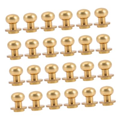 DOITOOL Sets Satin Nickel Cabinet Handles Round Kitchen Knobs Gold Drawer Pulls Modern Dresser Knobs Scratch and Wear Resistant Easy Install