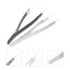 NOLITOY 2pcs Straight Aimed Tweezers Insulation Tips Precision Tweezers for Soldering Practice view 3