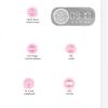 NDNCZDHC Bluetooth 5.0 Speaker Alarm Clock with FM Radio, Rechargeable Alarm Clock with LED Mirror Screen Digital Alarm Clock view 4
