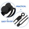 10pcs Silicone Cable Ties Reusable Cord Ties for Home Office Cable Management view 2