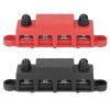 Hyuduo Bus Bar Terminal Block 48V, 2Pcs Heavy Duty Bus Bar Terminal Block 48V 250A for RV Marine Power Distribution DC Box, Accessories view 1