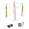 CHICHIYANG High Performance Fully Vented Case Transparent Acrylic RPI Case with Cooling Fan for Orange Pi Zero 3 view 2