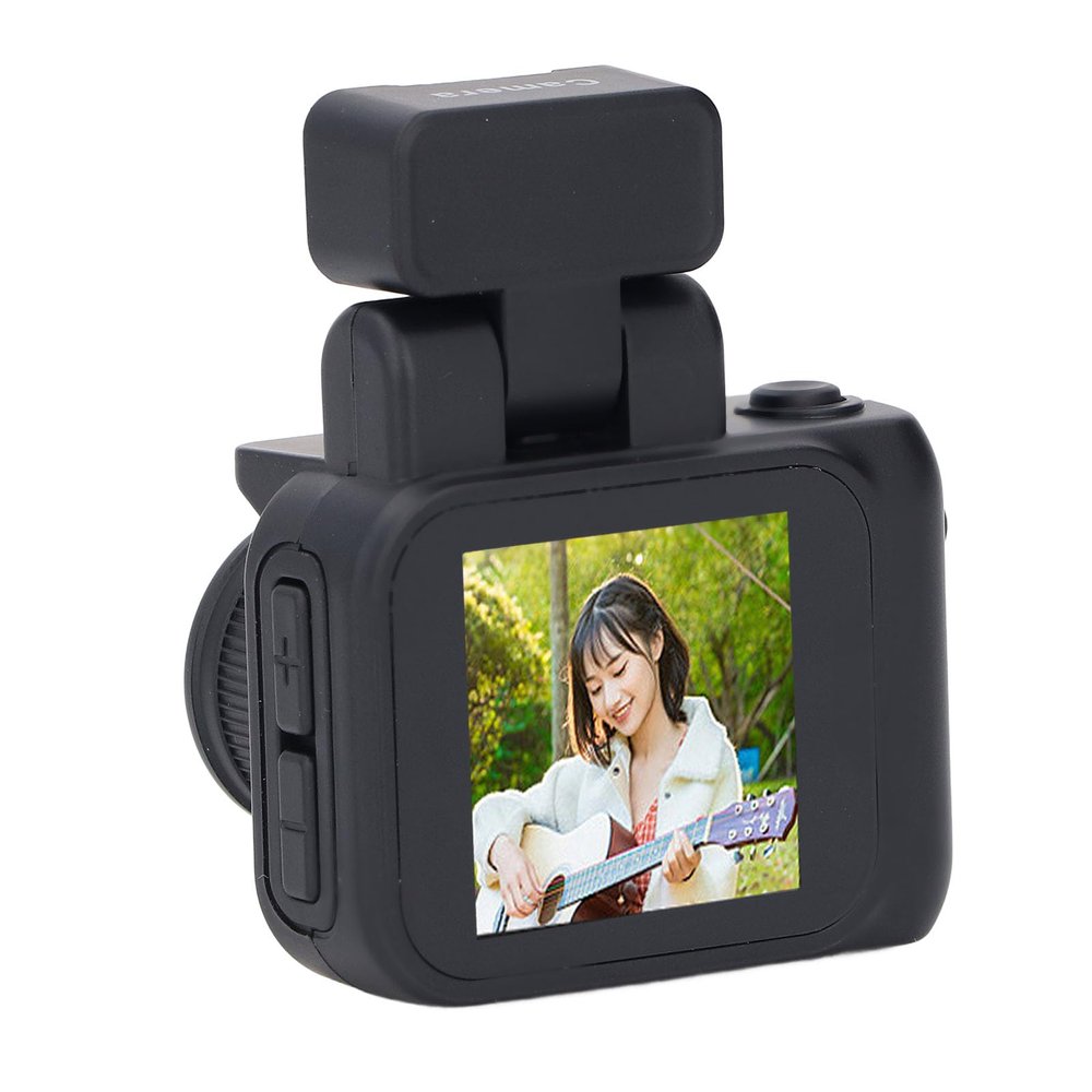 Jectse Digital Camera, 2MP Mini Thumb Camera, 1080P Video Camera with Flash Light, Compact Point and Shoot Camera for Travel Life Learning Recording (64GB)