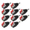 Hyuduo BNC Male Coaxial Connector, BNC Male Connector, 10pcs Coaxial Cable Video Camera Terminal Adapter AV Plug for CCTV, Connectors & Adapters view 1