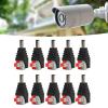 Hyuduo BNC Male Coaxial Connector, BNC Male Connector, 10pcs Coaxial Cable Video Camera Terminal Adapter AV Plug for CCTV, Connectors & Adapters view 3