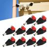 Hyuduo BNC Male Coaxial Connector, BNC Male Connector, 10pcs Coaxial Cable Video Camera Terminal Adapter AV Plug for CCTV, Connectors & Adapters view 4