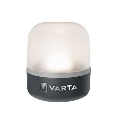 VARTA Camping Lamp, Dynamo Camping Lantern L10RH, Hand Crank Lamp, 2 Charging Options: via Crank or USB Type C, Splash-Proof (IP54) and Shockproof, for Fishing, Outdoor, Power Failure