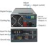 1000W AC-DC Converter Digital Display Current Voltage Adjustable Switch Regulated Power Supply DC 0-100V 0-10A for Computer Project, LED Strip Lights, 3D Printer view 2