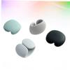 Angoily Tiny Stylish Cable Wire Organizer Headset Wire Winder Cable Holder Earphone Holder Silicone Cable Organizer Storage Buckle 4 Pack Random view 4