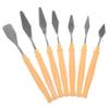 DIYEAH 7pcs Art Tool Set Palette Knife Mixing Sticks Paint Scrapers for Art Essential for Artists Oil Painting Tools view 1