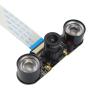 CHICHIYANG Adjustable Focus Night Vision Camera Kit 130 Degree Fisheye Lens Camera for Raspberry Pi 4 Model B/3B+/3B/2B Accessories view 1