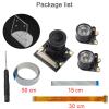 CHICHIYANG Adjustable Focus Night Vision Camera Kit 130 Degree Fisheye Lens Camera for Raspberry Pi 4 Model B/3B+/3B/2B Accessories view 4