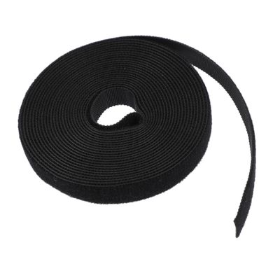 Homoyoyo 1Roll Reusable Cable Ties with Hook and Loop Fastener Self-gripping Cable Straps Meters for Cord Management and Wire Organization in Home and Office