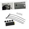 2 Set Car Fan Mounting Kit with Plastic and Stainless Steel view 2