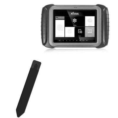 BoxWave Stylus Pouch Compatible with XTool X100PAD Elite (8 in) - Stylus PortaPouch, Pen Stylii Holder Carrier Portable Self-Adhesive - Jet Black