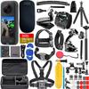 Insta360 X3 Waterproof 360 Action Camera, 48MP Sensors, 5.7K HDR Video Bundle with 128GB Memory Card & 50 Piece Accessory Kit (Renewed) view 1
