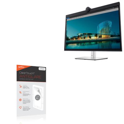 BoxWave Screen Protector Compatible with Dell UltraSharp 32 6K Monitor - ClearTouch Anti-Glare (2-Pack), Anti-Fingerprint Matte Film Skin