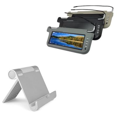 BoxWave Stand and Mount Compatible with Accele ZSV9PB - VersaView Aluminum Stand, Portable, Multi Angle Viewing Sturdy