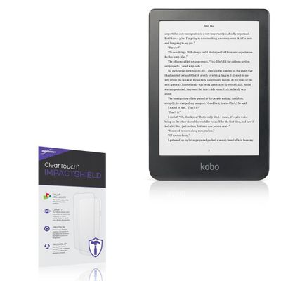 BoxWave Screen Protector Compatible with Kobo Clara HD - ClearTouch ImpactShield (2-Pack), Impenetrable Screen Protector Flexible Film