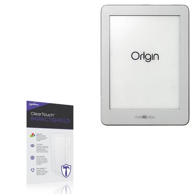BoxWave Screen Protector Compatible with Mobiscribe Origin E-Ink Notebook (6.8 in) - ClearTouch ImpactShield (2-Pack), Impenetrable Screen Protector Flexible Film