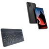 BoxWave Keyboard Compatible with Motorola ThinkPhone - SlimKeys Bluetooth Keyboard, Portable Thin with Chiclet-Style Keys - Jet Black view 1