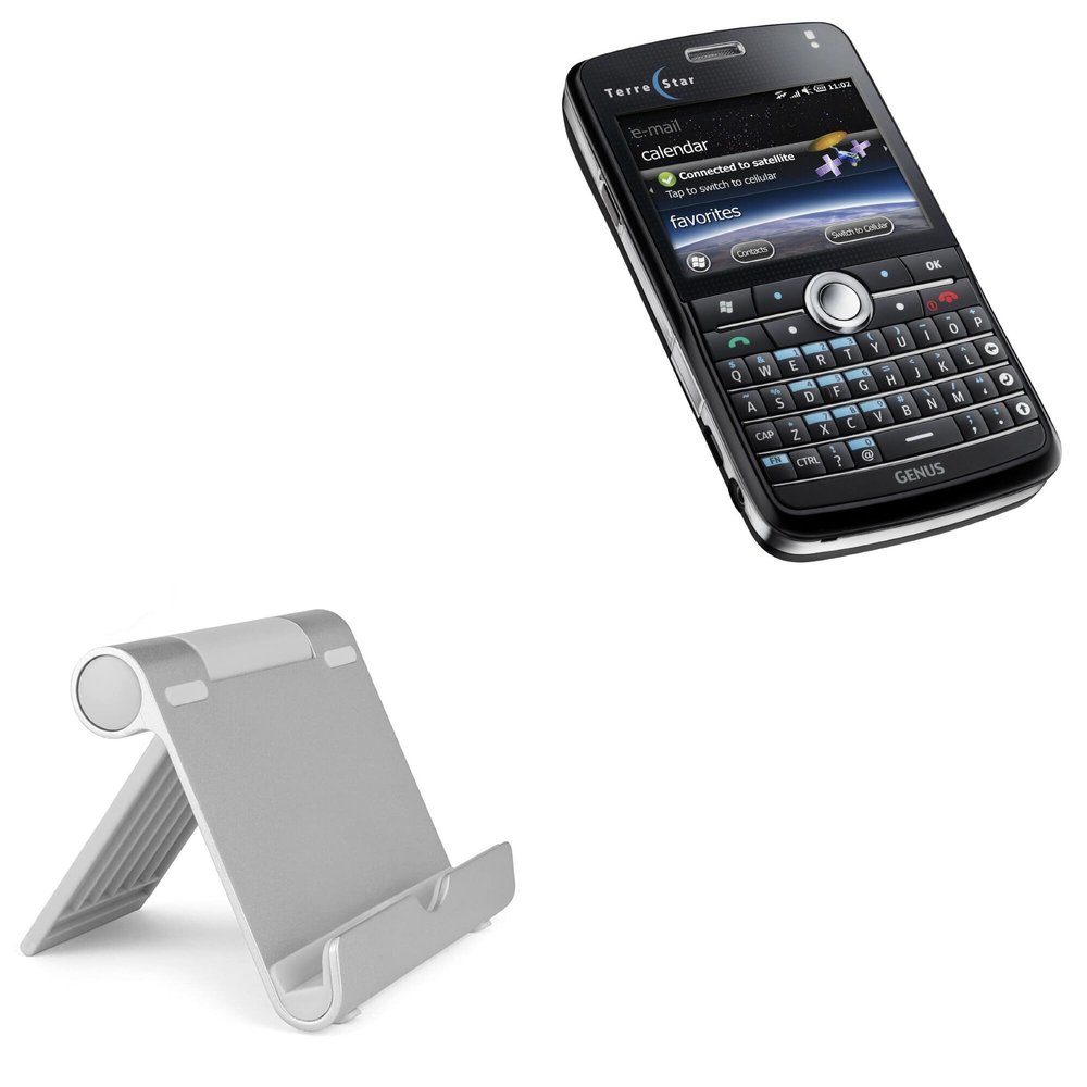 BoxWave Stand and Mount Compatible with TerreStar Genus - VersaView Aluminum Stand, Portable, Multi Angle Viewing Sturdy