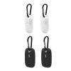 Protection Case for Tile Pro 2022 Tracker,4Pack Silicone Soft Cover Bluetooth Tracker with Keychain,Keys Finder & Item Locator Scratch Resistant Sleeve Skin Keys,Bags (2black+2white) view 1