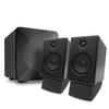 Audioengine A2 Black Computer Speakers with S6 Subwoofer and DS1 Stands view 1