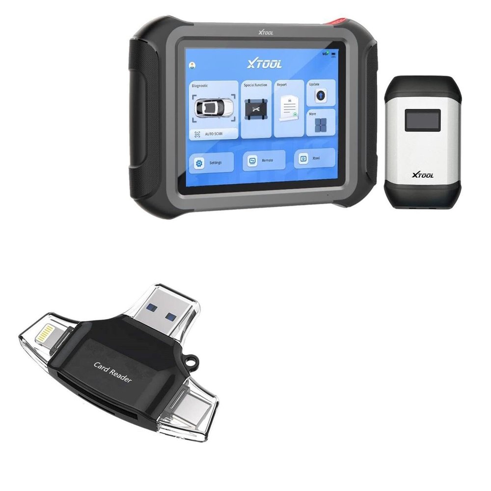 BoxWave Smart Gadget Compatible with XTool XT90 (9.7 in) - AllReader SD Card Reader, microSD Card Reader SD Compact USB - Jet Black