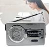 DFHBFG AM/FM Pocket Radio Player, Dual Band HiFi, Elder Pointer Radio, Battery Powered, Pocket Size, Silver, Built-in Speaker, 9.8x6x2.5cm view 4