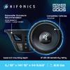 Hifonics 4 HFX12D4 12" 2400W Car Audio DVC Subwoofers Power Bass Subwoofers view 4