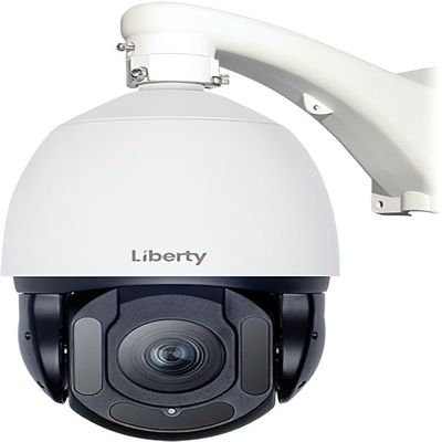 DirectNine Basics Liberty Security LA5PTZ33X Outdoor PTZ Camera, White; 33x Zoom; DWDR; IP66; 450' IR Range; 5 MP (2560x1944) Max Resolution; 24VAC