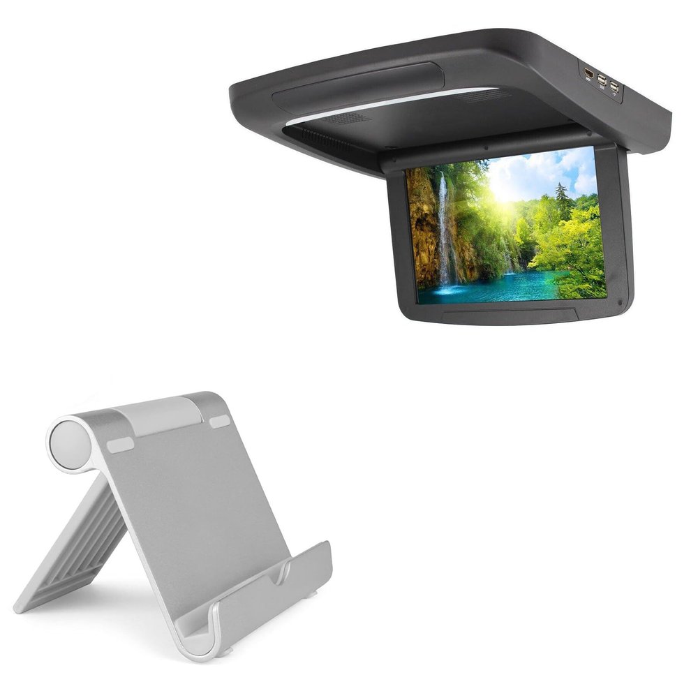 BoxWave Stand and Mount Compatible with Accele AXFD102 - VersaView Aluminum Stand, Portable, Multi Angle Viewing Sturdy