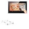 BoxWave Stand and Mount Compatible with Geekland GK-VR121-V11 (12.1 in) - Pocket Aluminum Stand 3-in-1, Portable Multi Angle Viewing Riser - Metallic Silver view 1