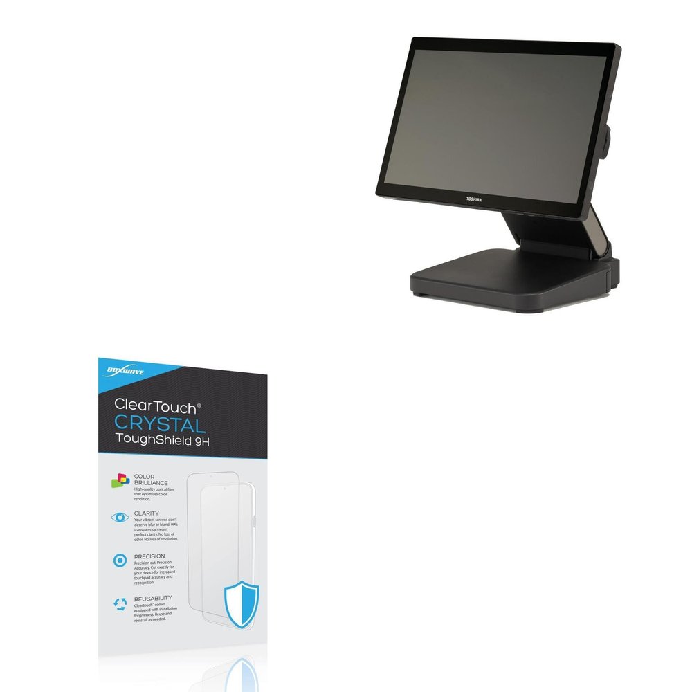 BoxWave Screen Protector Compatible with Toshiba TCX 810 - ClearTouch Crystal ToughShield 9H (2-Pack), Clear 9H Tough Flexible Film Screen Protector