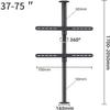 Tv wall mount,TV Floor Stand - LCD TV 360 Degree Rotating Frame Floor Stand, Partition Wall Rotating Rack Rotating TV Cabinet, Adjustable Tilt Swivel TV Ceiling Mount, Fits 32-75inc ( Size : 170 205cm view 2