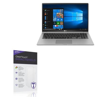 BoxWave Screen Protector Compatible with LG Gram (15Z990) (15.6 in) - ClearTouch ImpactShield (2-Pack), Impenetrable Screen Protector Flexible Film