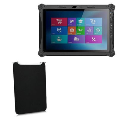 BoxWave Case Compatible with Geekland GK-ST10UW-I7 (10 in) - SlipSuit, Soft Slim Neoprene Pouch Protective Case Cover - Jet Black