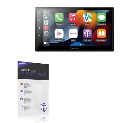 BoxWave Screen Protector Compatible with Pioneer DMH-W2770NEX - ClearTouch ImpactShield (2-Pack), Impenetrable Screen Protector Flexible Film