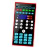 Homoyoyo 1pc A1 Mobile Phone Sound Card Metal Corner Protectors Voice Changer Effects Computer Sound Cards Sound Cards Phone Voice Disguiser Portable Telephone Red view 1